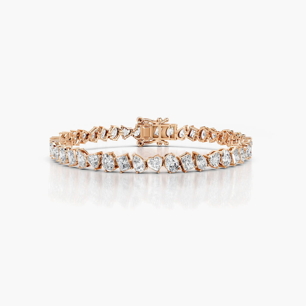 Esme Mixed-Cut Diamond Tennis Bracelet