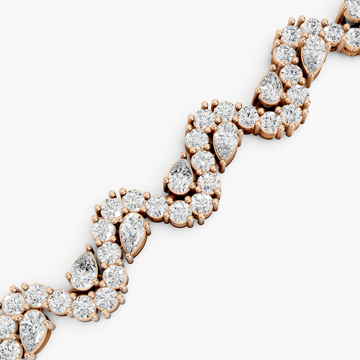 Flora Floral Diamond Tennis Bracelet