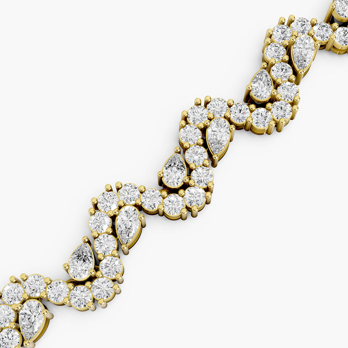 Flora Floral Diamond Tennis Bracelet