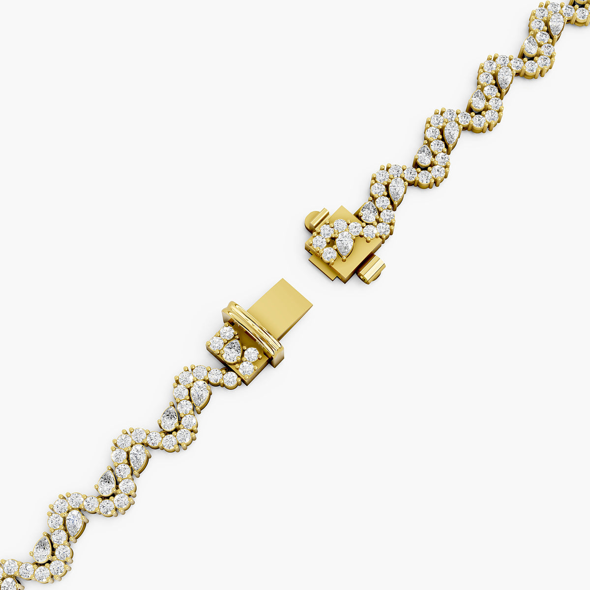 Flora Floral Diamond Tennis Bracelet