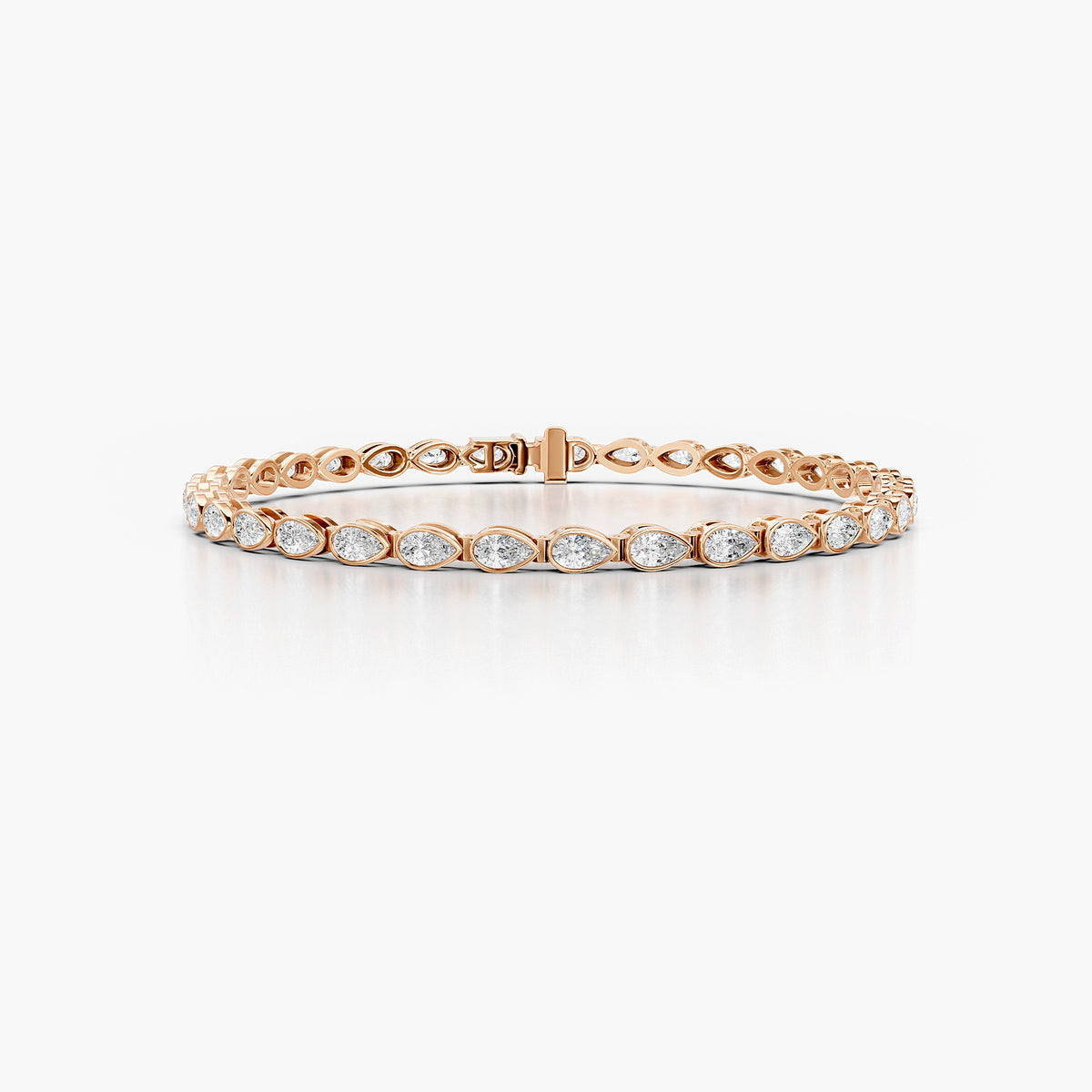 Nadia Pear Diamond Tennis Bracelet