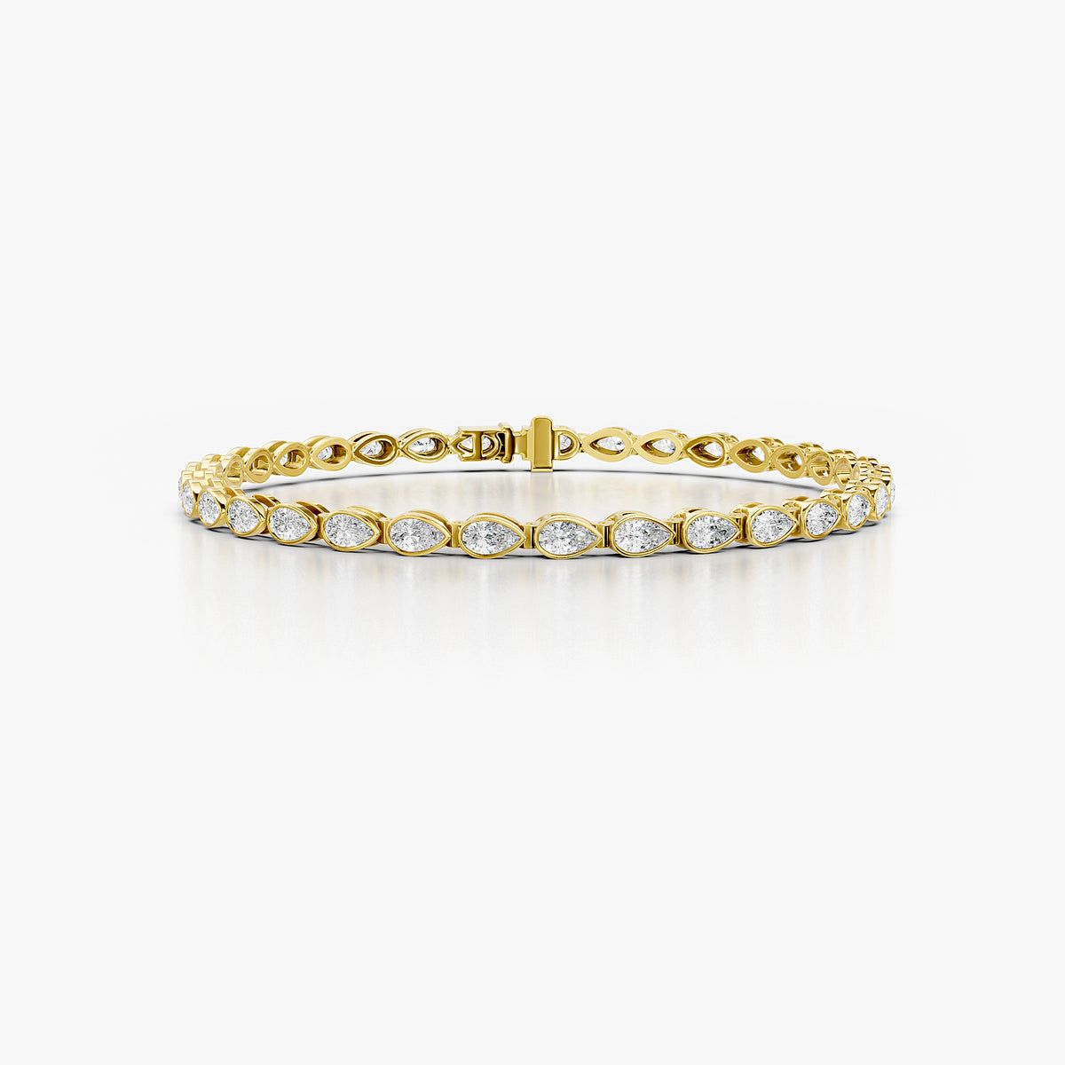 Nadia Pear Diamond Tennis Bracelet