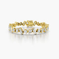 Clara Mixed-Cut Diamond Tennis Bracelet