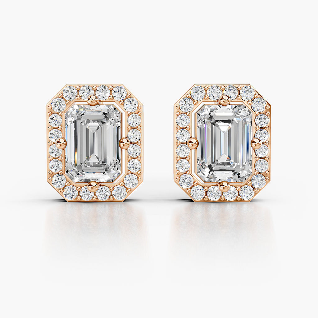 Timeless lab-grown diamond hoop earrings for women