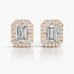 Timeless lab-grown diamond hoop earrings for women