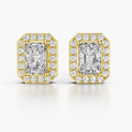 Seraphina Radiant Diamond Halo Earrings