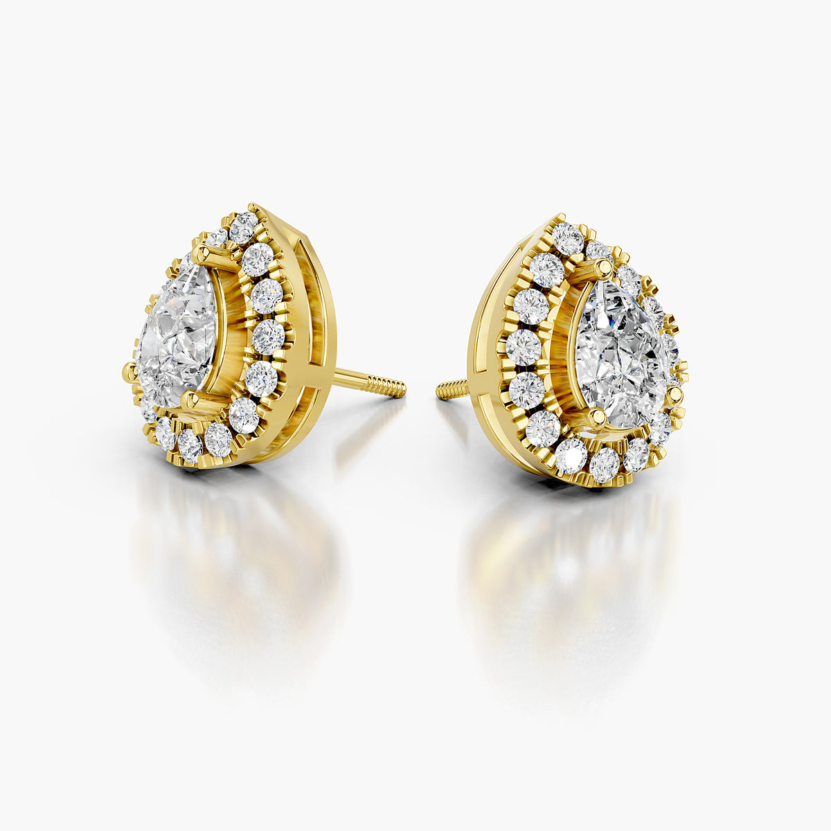 Caldorin Pear Studs