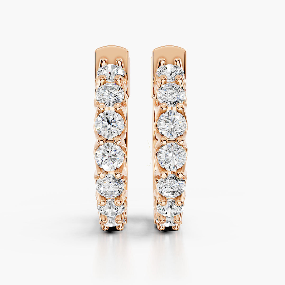 Avencourt Diamond Hoops