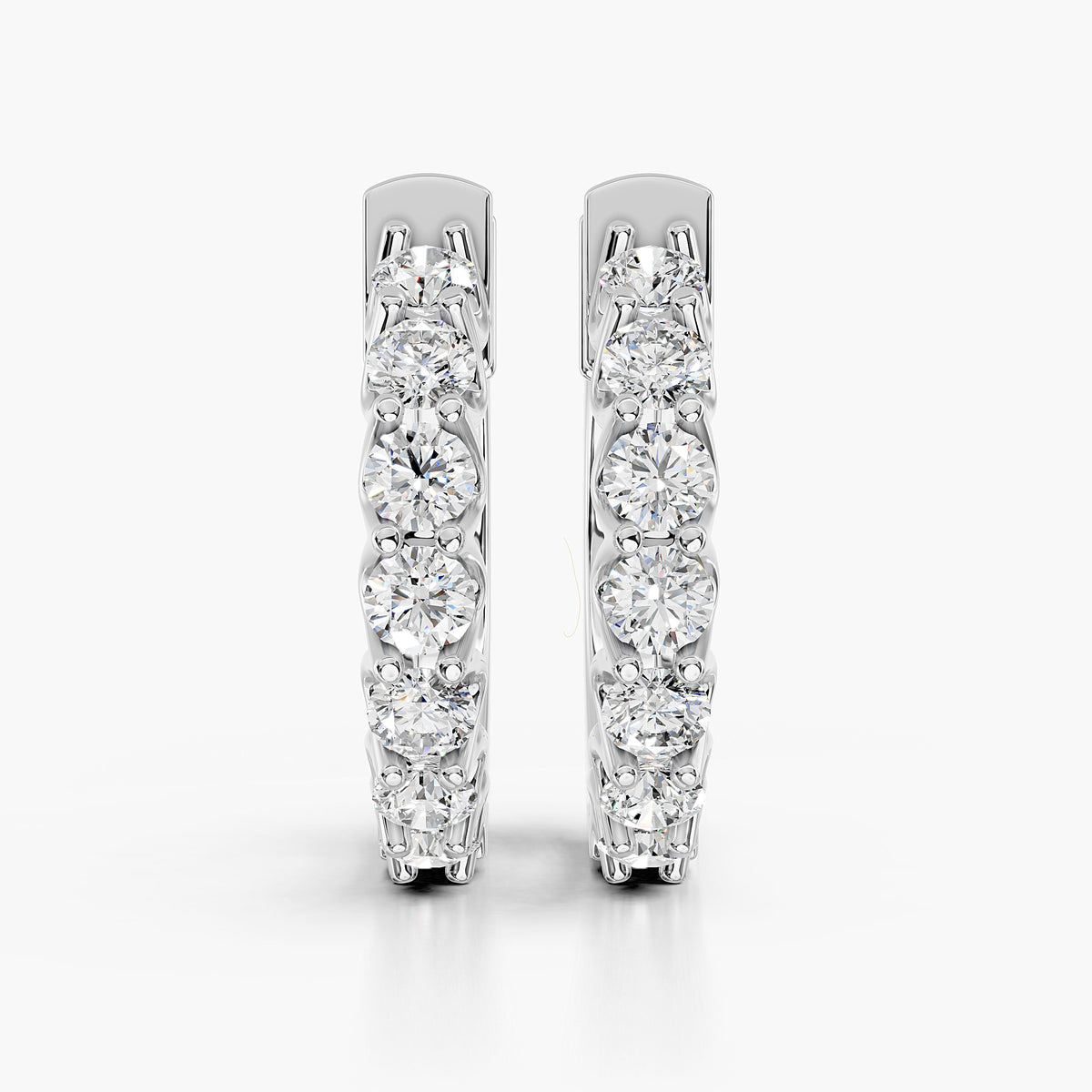Avencourt Diamond Hoops