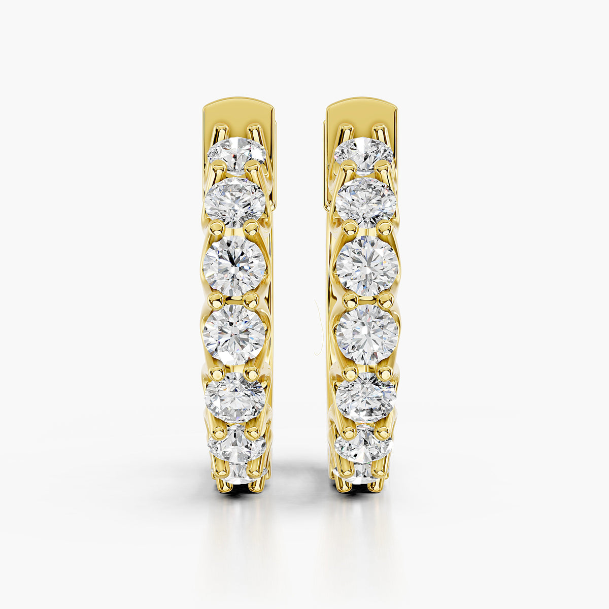Avencourt Diamond Hoops