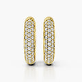 Aurelia Pavé Diamond Hoop Earrings