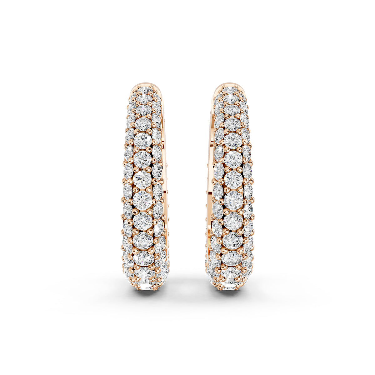 Aurelia Triple Pavé Hoop
