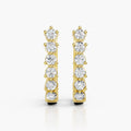 Classic Diamond Huggie Earrings