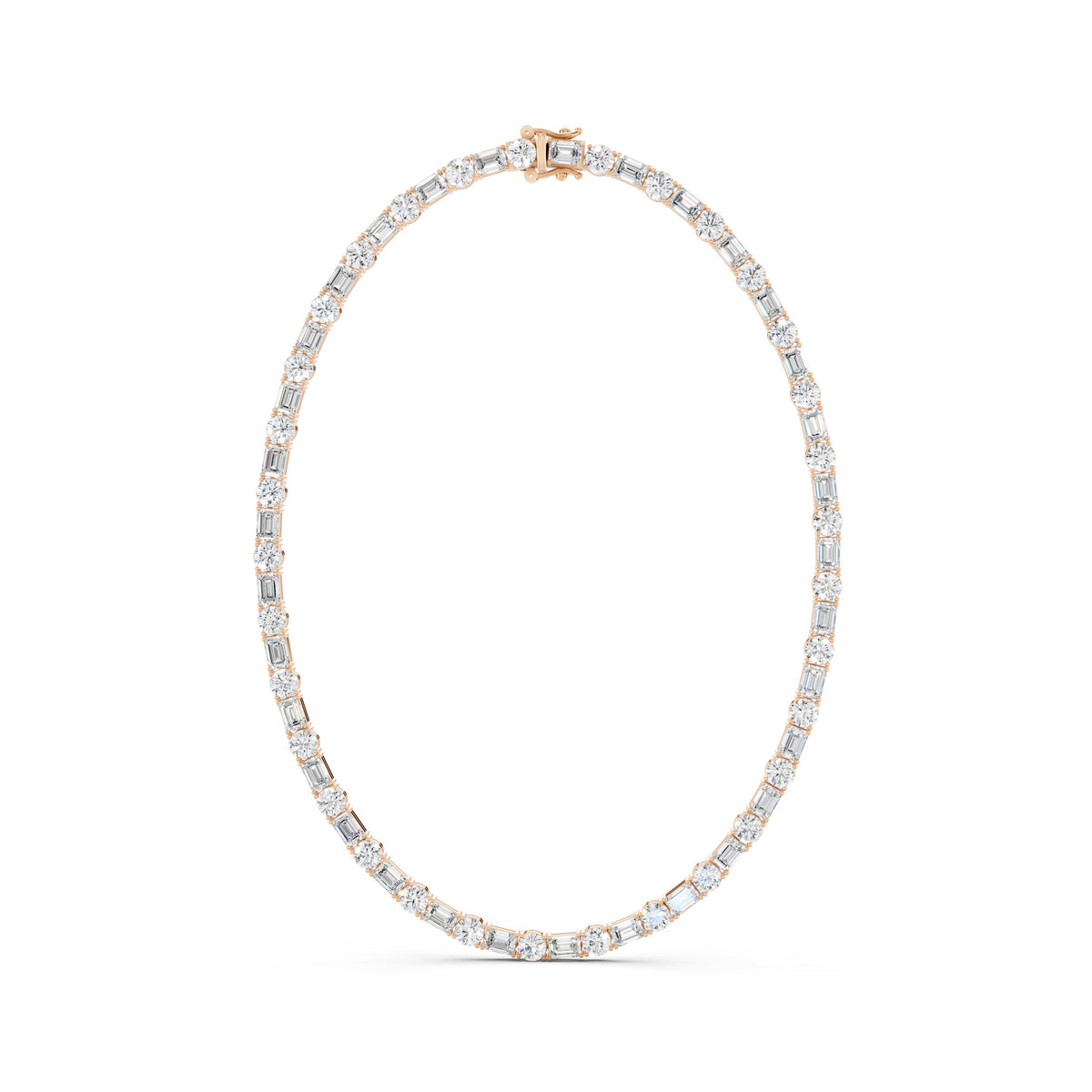 Aveline Alternating Tennis Necklace