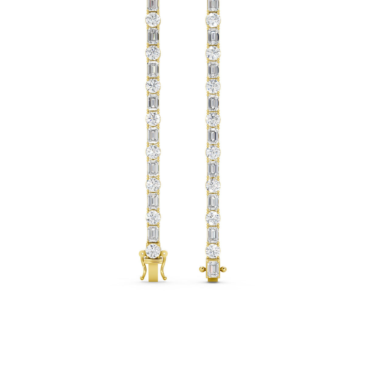 Aveline Alternating Tennis Necklace