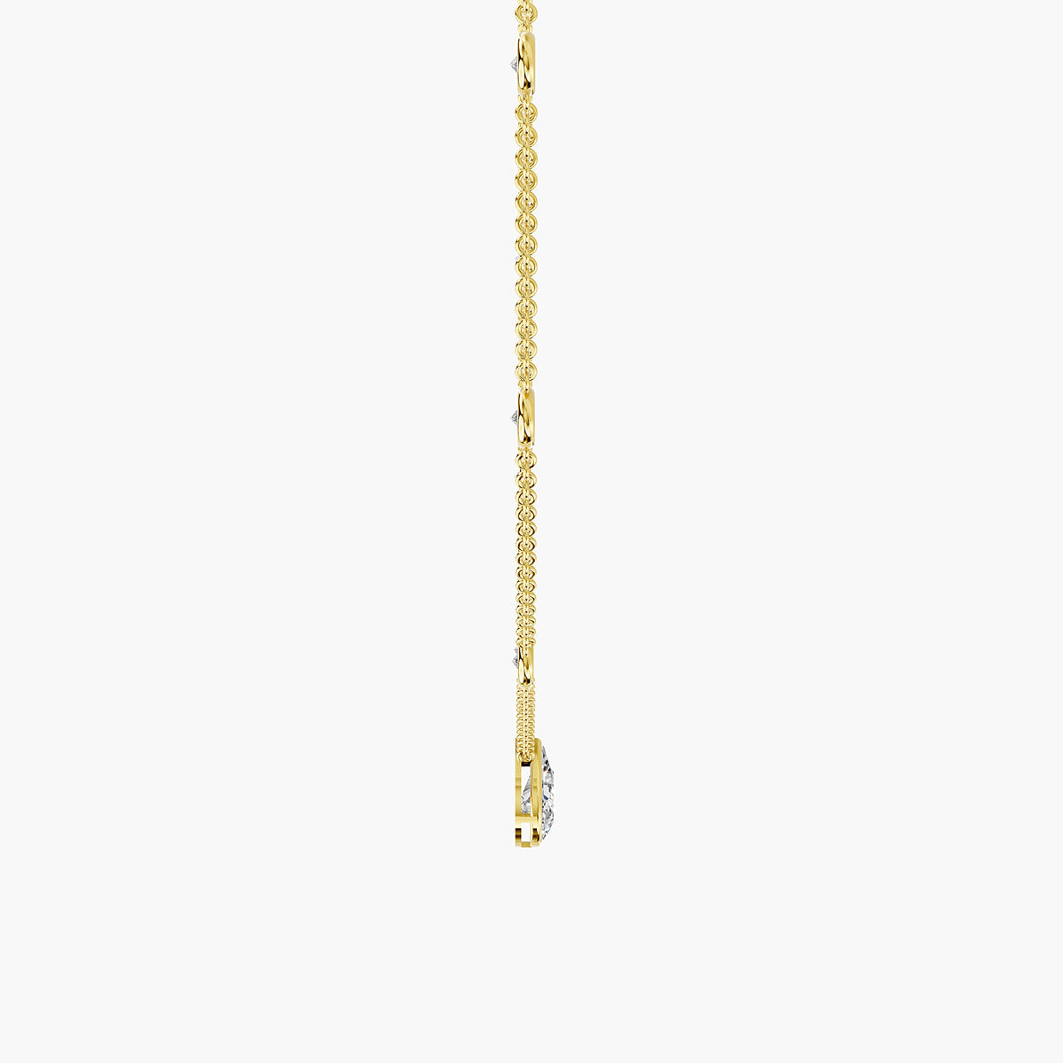 Soline Pear Station Necklace