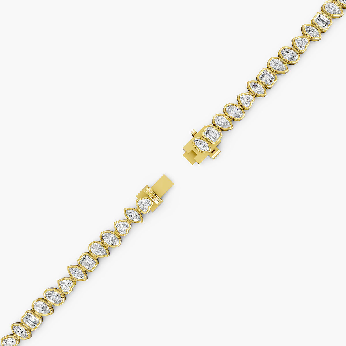 Avery Mixed-Cut Diamond Tennis Bracelet