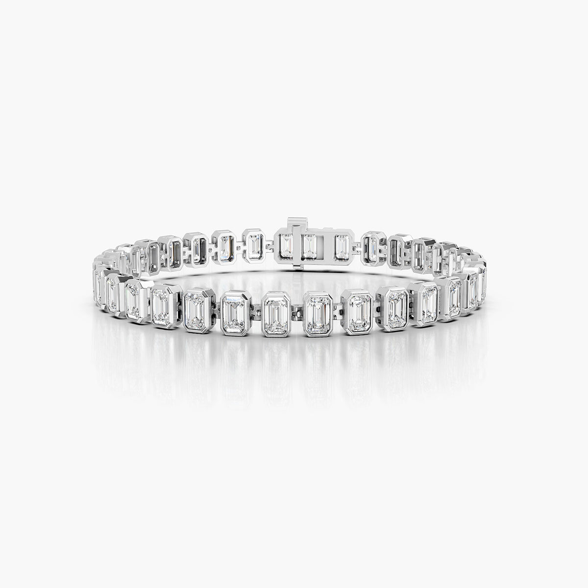 Verity Emerald Diamond Tennis Bracelet