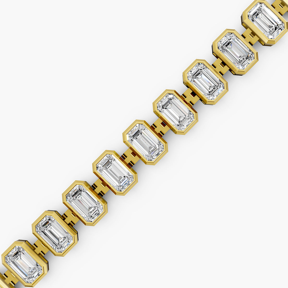 Verity Emerald Diamond Tennis Bracelet