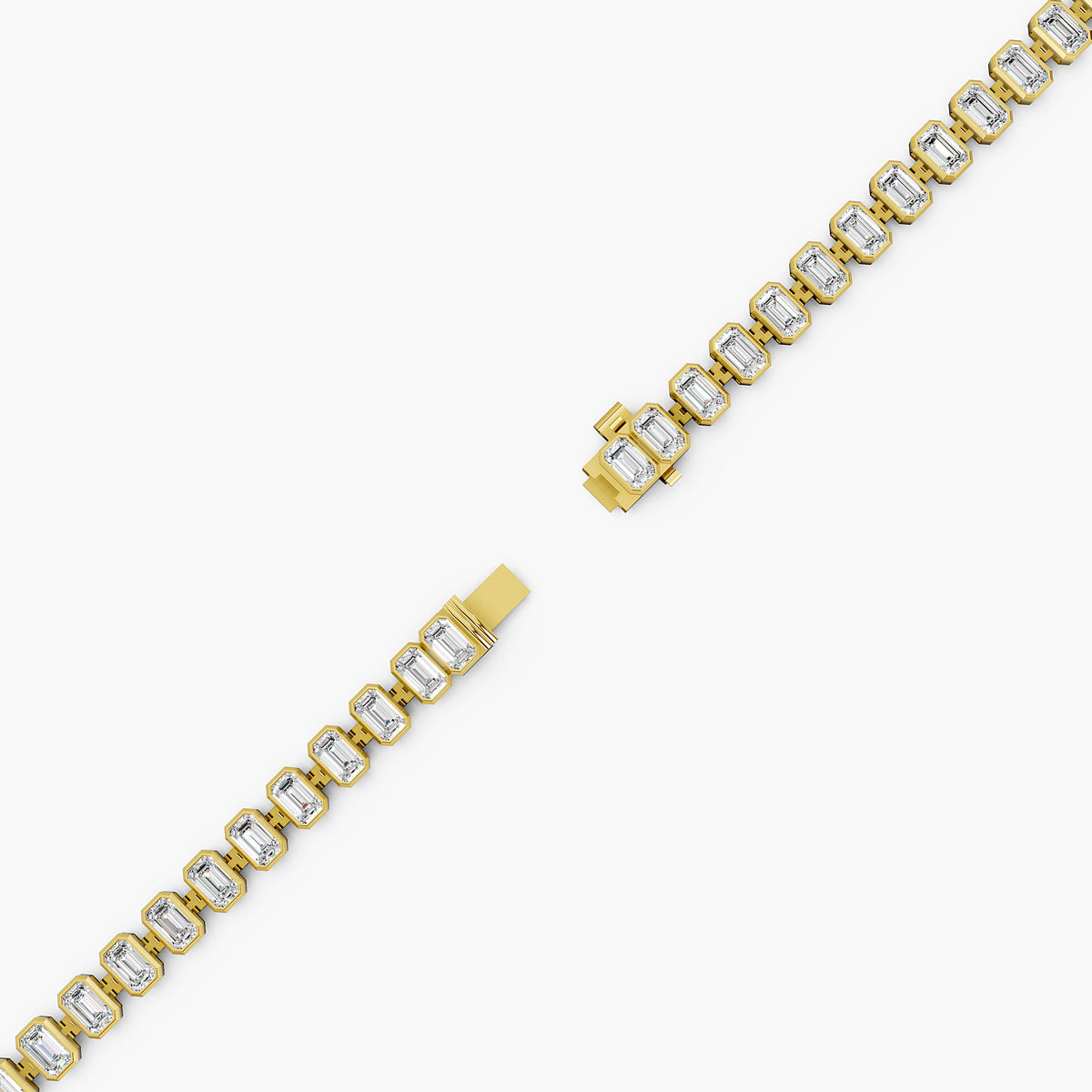 Verity Emerald Diamond Tennis Bracelet