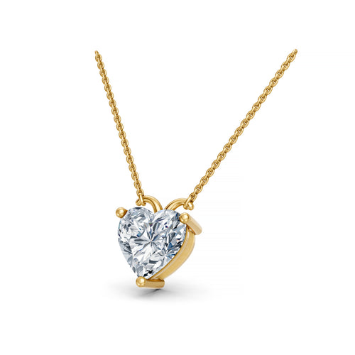 Adora Heart Diamond Pendant Necklace