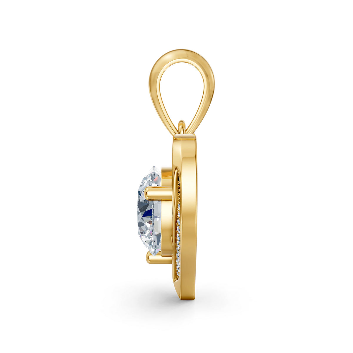 Amity Heart Diamond Pendant