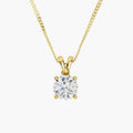Serena Round Diamond Solitaire Pendant