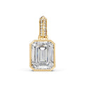 Aurelia Emerald-Cut Diamond Pendant
