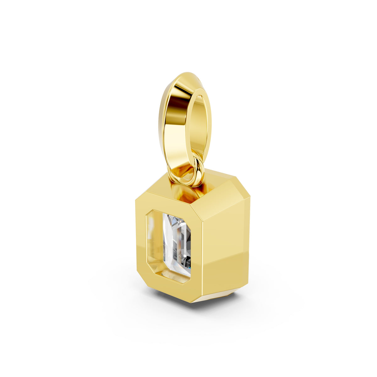 Aurelia Emerald-Cut Diamond Pendant