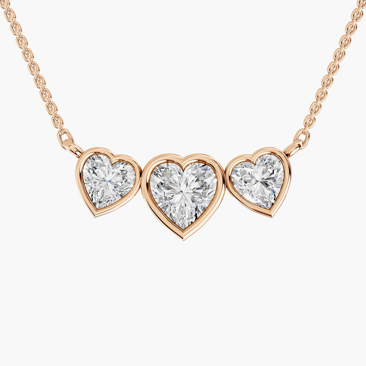 Heartline Trio Necklace