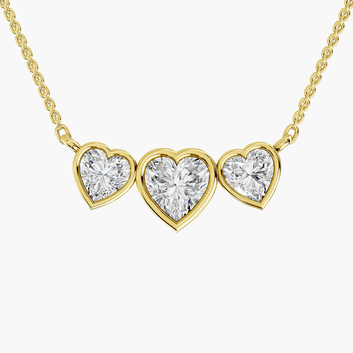 Heartline Trio Necklace
