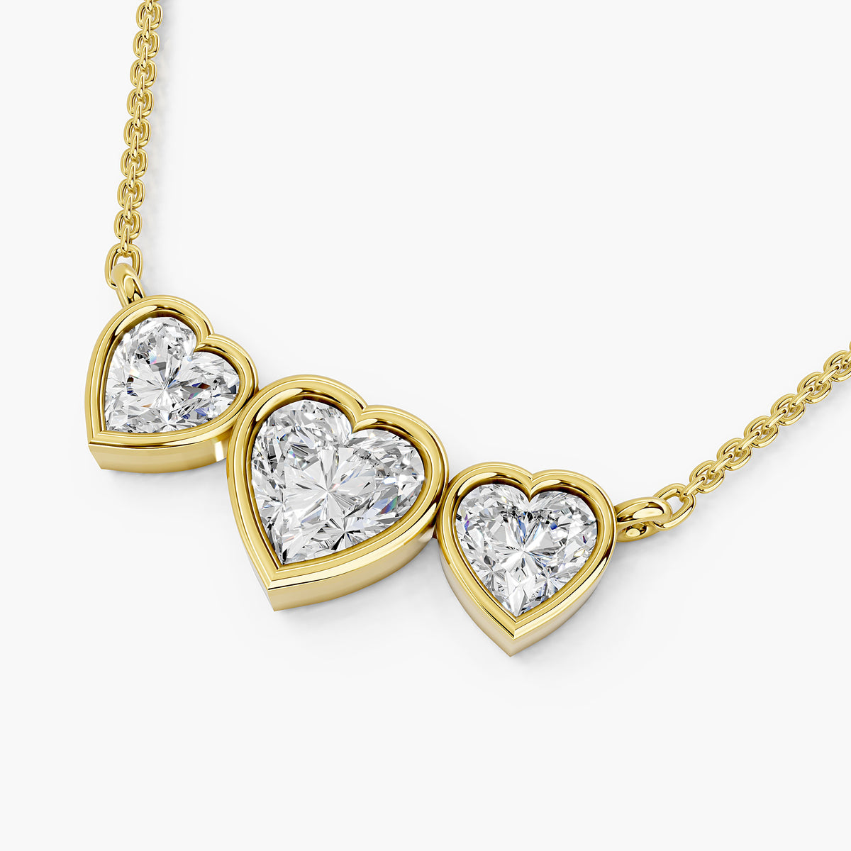 Heartline Trio Necklace