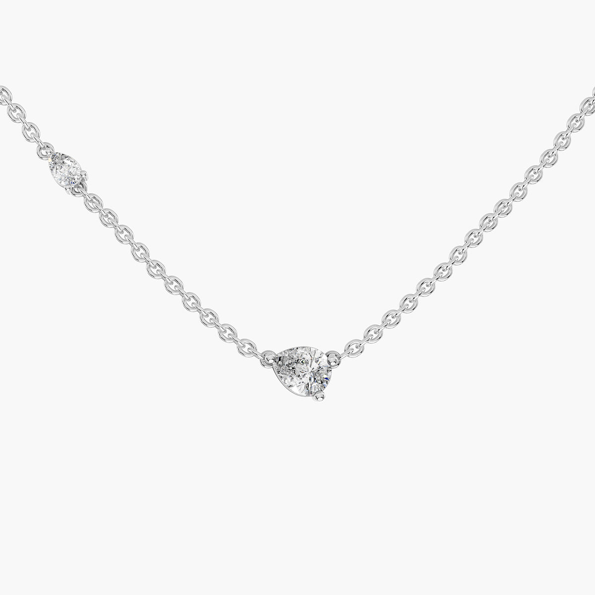 Marlowe Diamond Station Necklace
