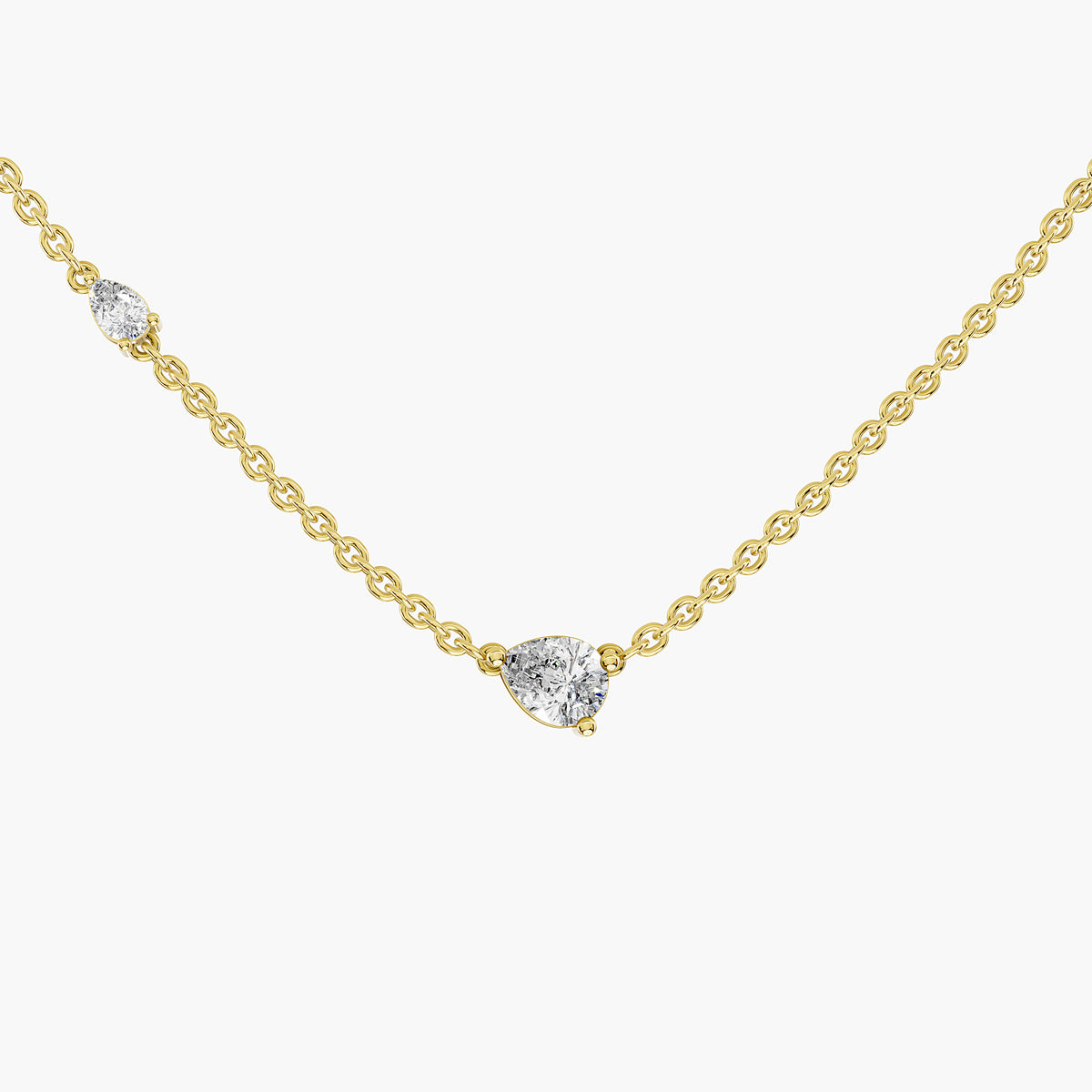 Marlowe Diamond Station Necklace