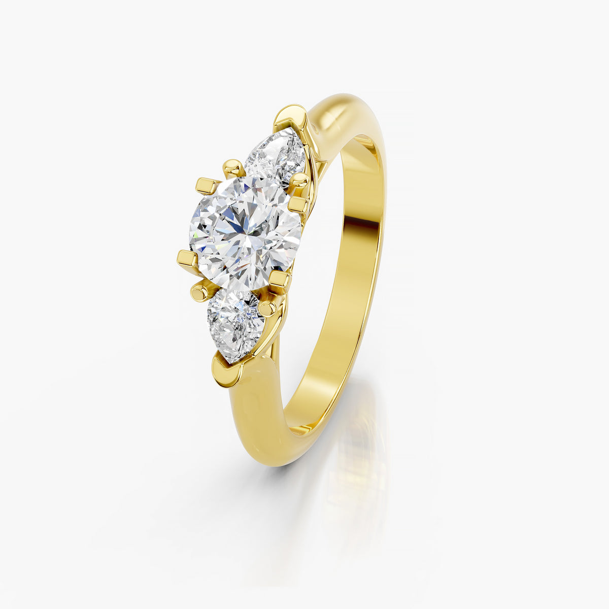 Harrington Three-Stone Ring