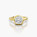 Crown Frame Solitaire Ring
