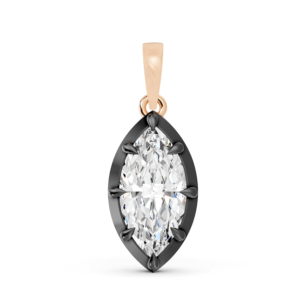 Estelle Marquise Diamond Pendant