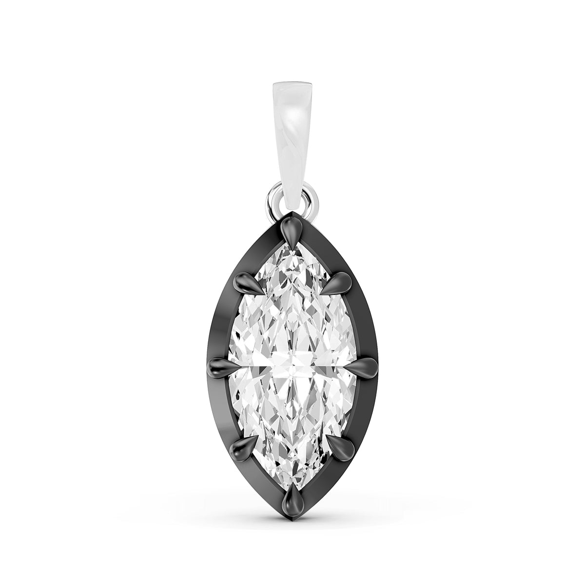 Estelle Marquise Diamond Pendant