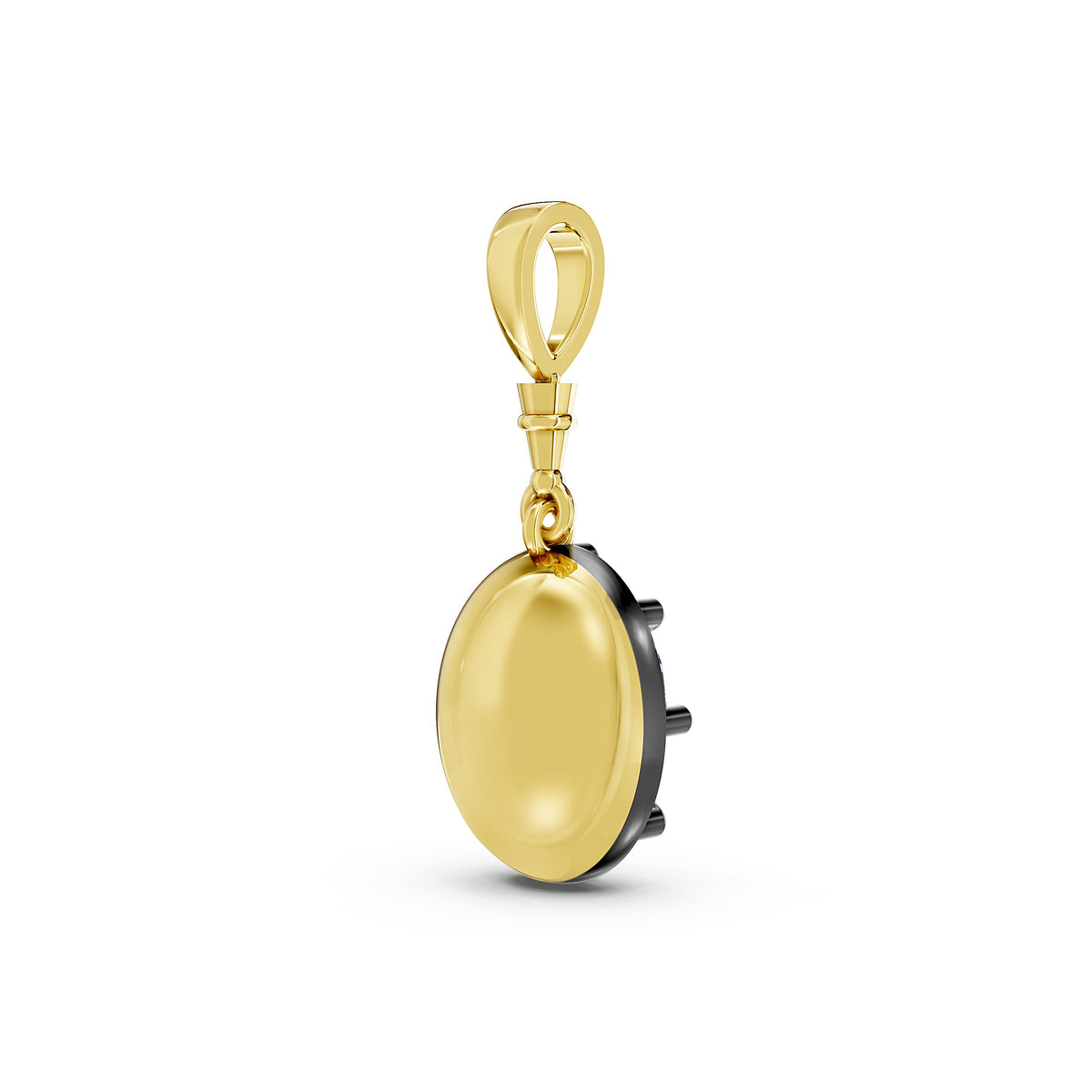 Odette Oval Diamond Pendant