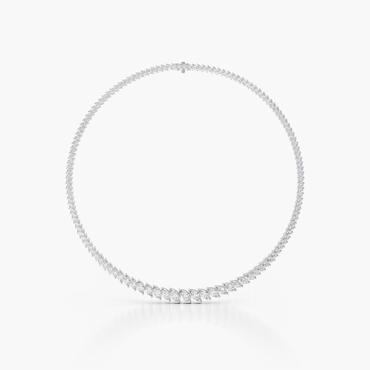 Bromley Marquise Tennis Necklace
