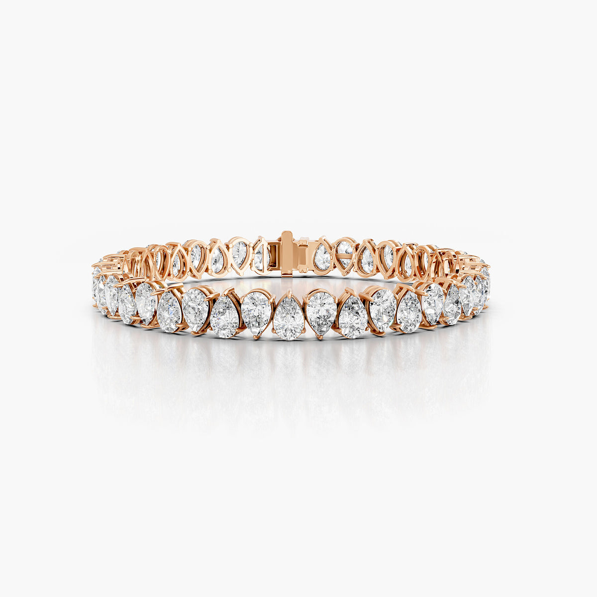 Celeste Pear Diamond Tennis Bracelet
