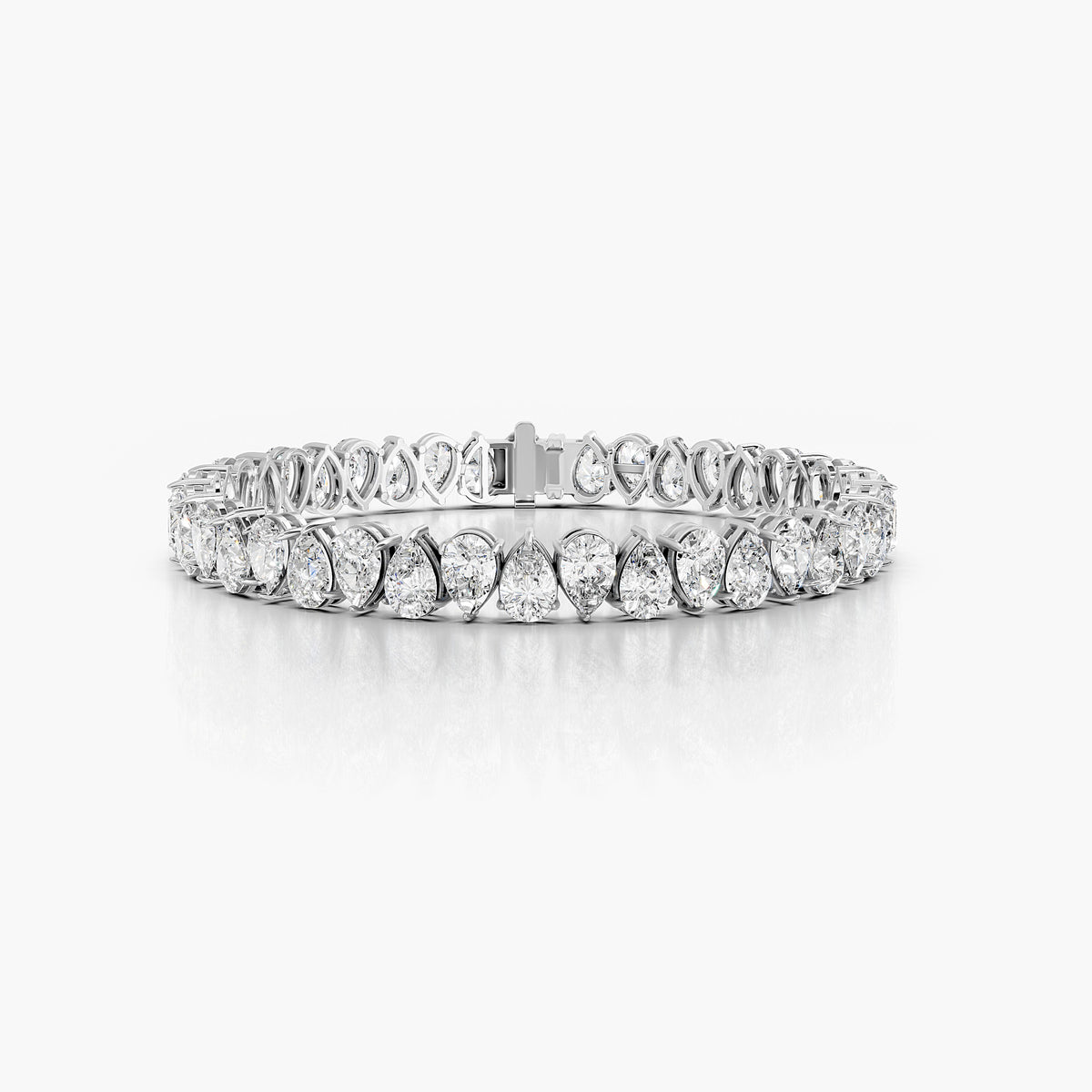 Celeste Pear Diamond Tennis Bracelet