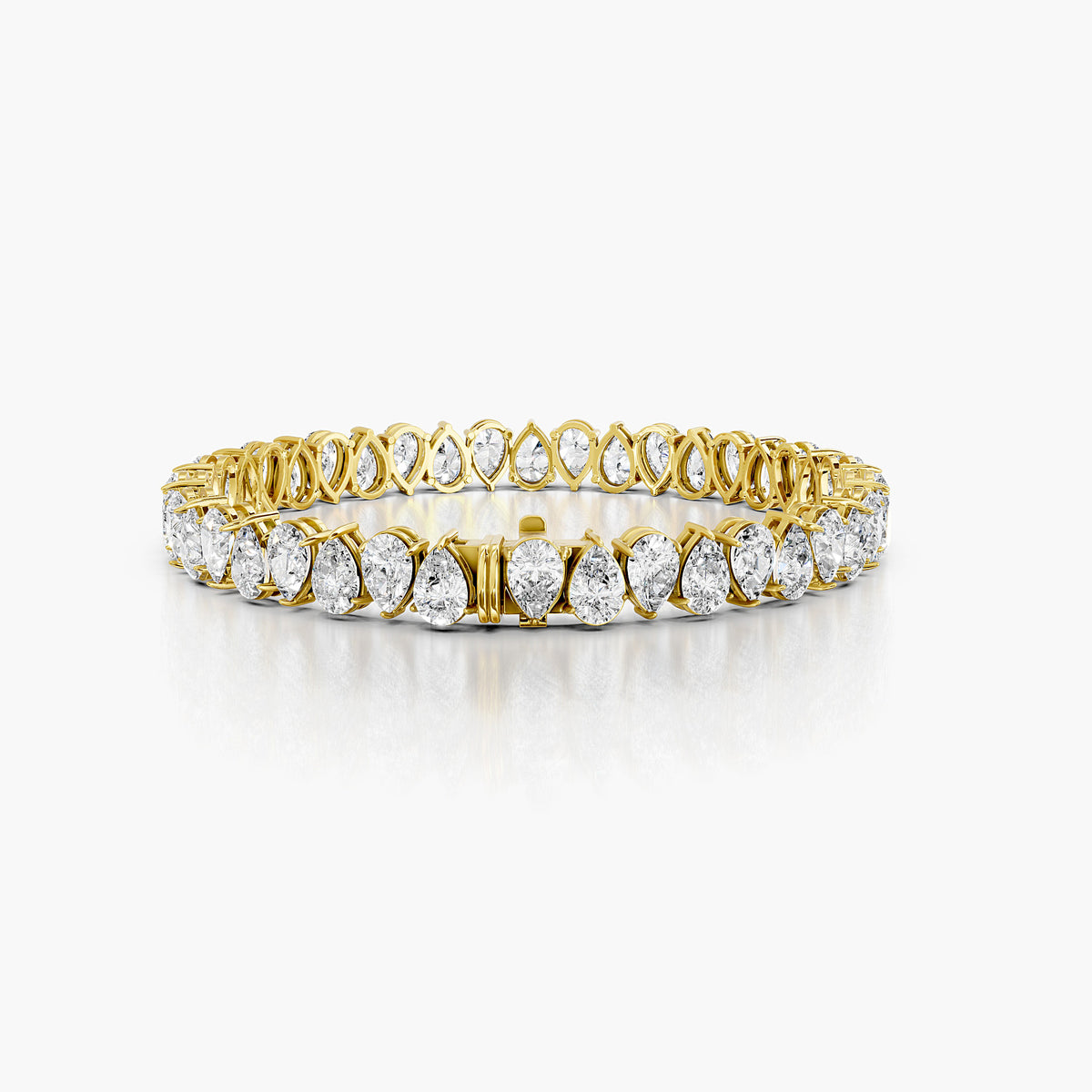 Celeste Pear Diamond Tennis Bracelet