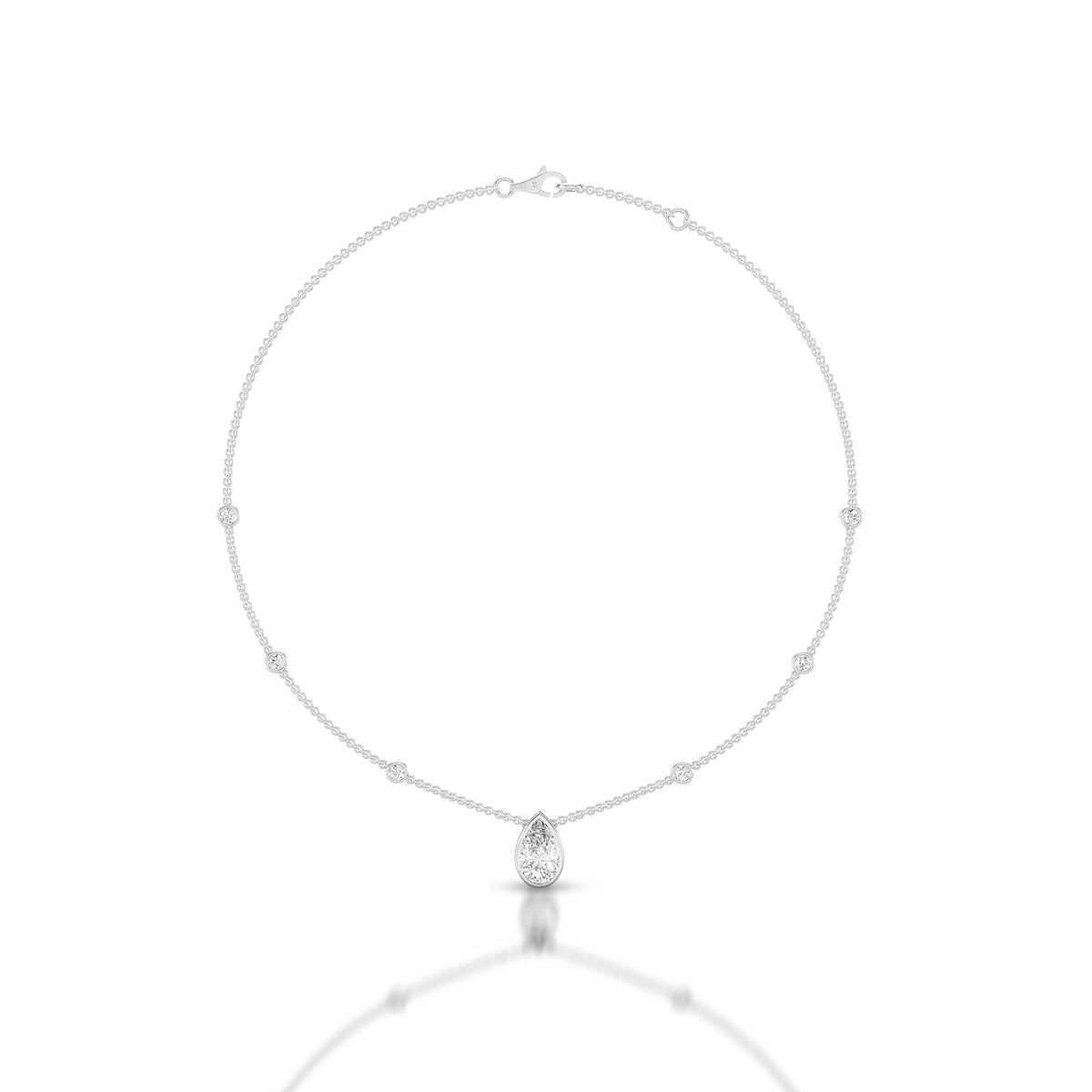 Westbury Pear Station Necklace