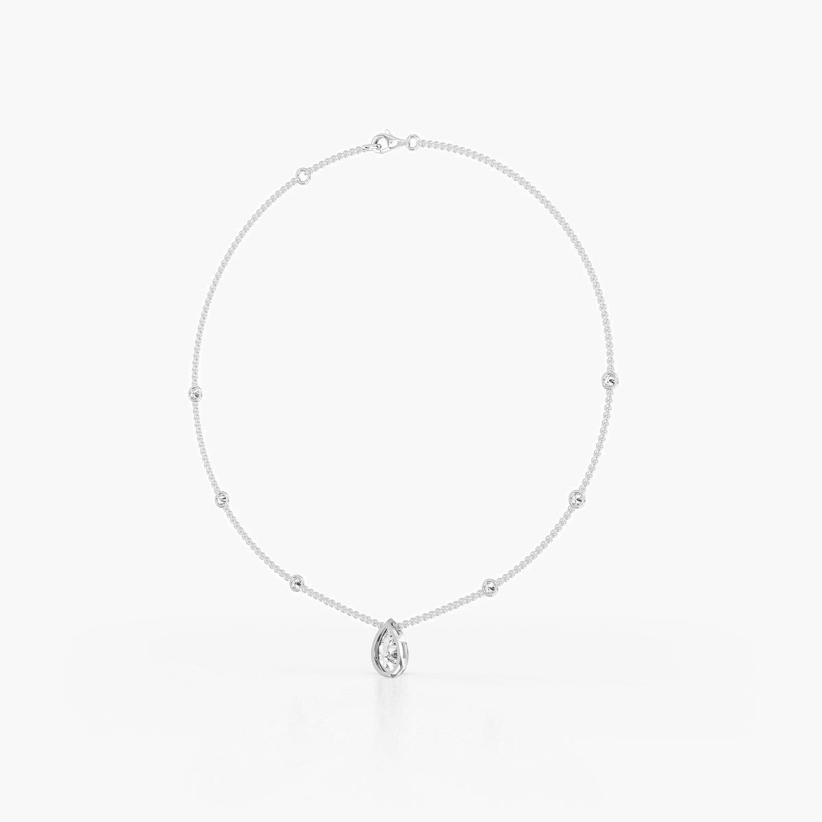 Westbury Pear Station Necklace