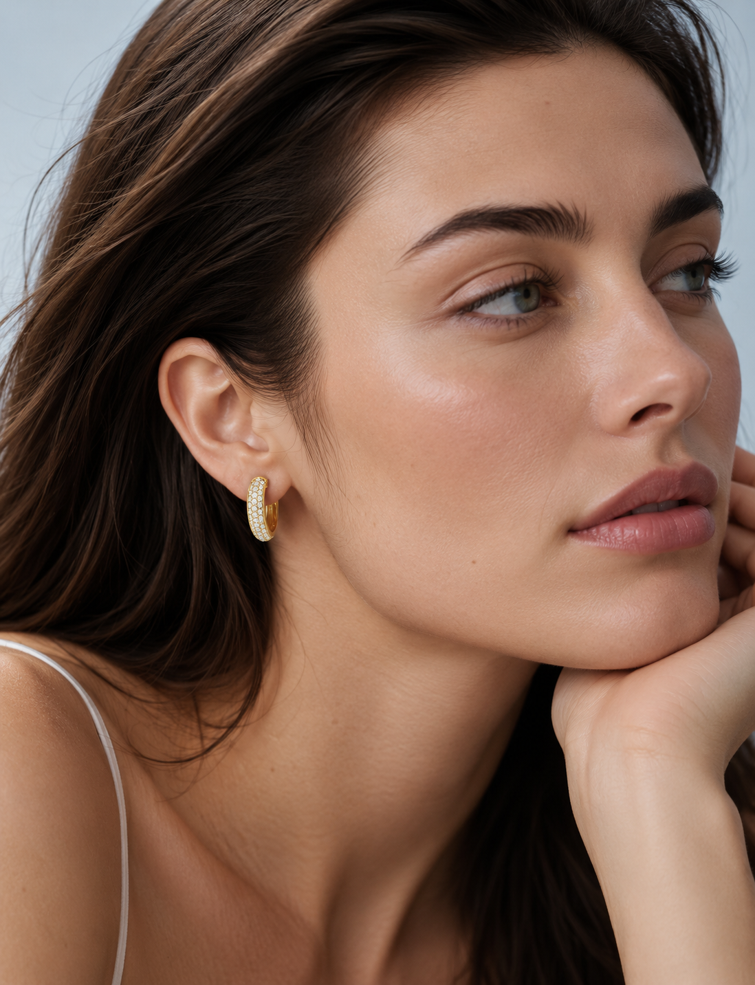 Avenzaire Diamond Hoops