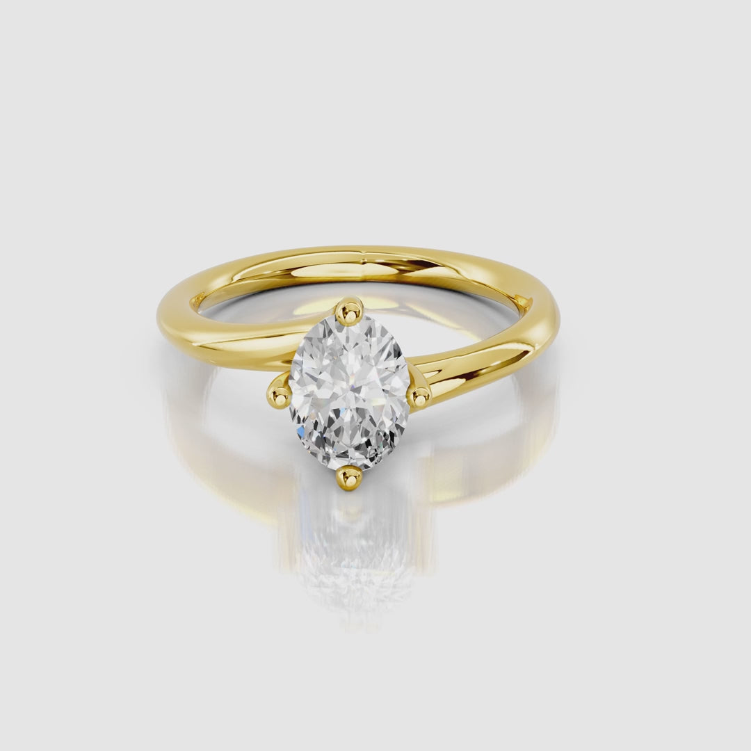 Meliora Oval Solitaire