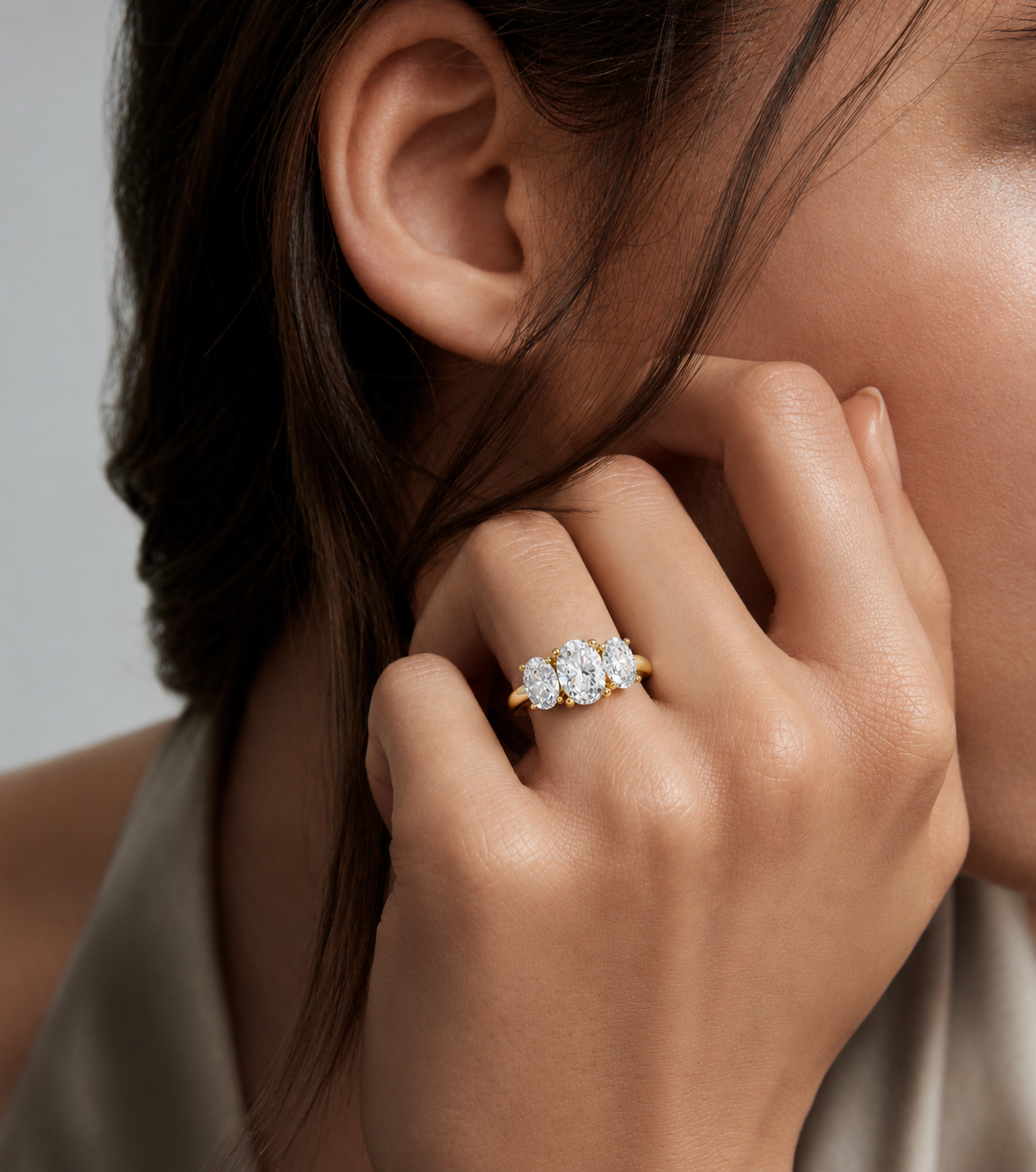 Amarielle Oval Trilogy Ring