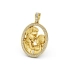 Solid Gold Father-Daughter Pendant with 0.37 CT.T.W Diamonds - Precious Family Bond Jewelry