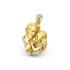 Solid Gold Unbreakable Bond: Father and Daughter Pendant with 0.30 CT.T.W Diamonds Gift of Heartfelt Love